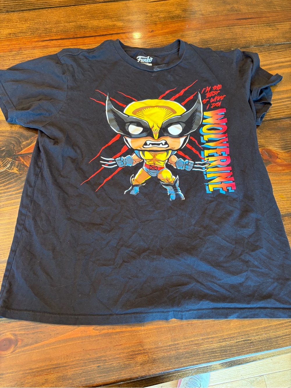 Funko mens Wolverine Graphic Tee - Black